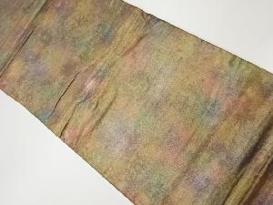 リサイクル　引箔抽象模様全通袋帯
